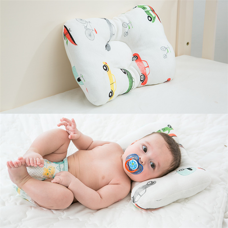 

Muslinlife Baby Pillow Newborn Head Protection Cushion Baby Bedding Infant Nursing Pillow Toddler Sleep Positioner Anti Roll DHL FJ275, Mixed colors