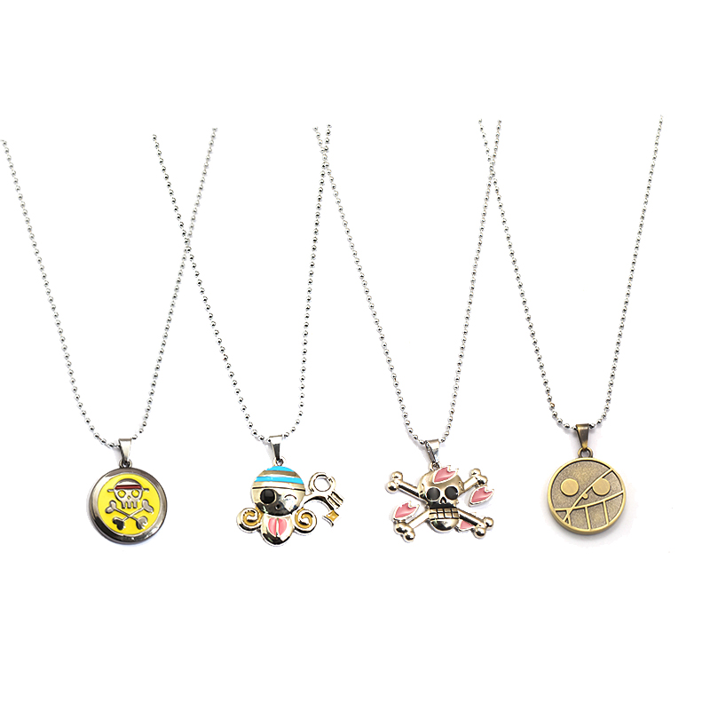 One Piece Trafalgar Law Logo necklace Unisex Chain Pendant Anime Gift Charm Gift