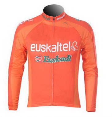 

SPRING SUMMER ONLY CYCLING JACKETS CLOTHING LONG JERSEY ROPA CICLISMO 2012 2013 Euskaltel Euskadi PRO TEAM SIZE:XS-4XL, Black;red
