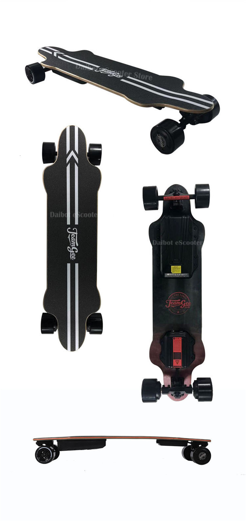 Electric Skateboard For Adult 4 Wheels Electric Scooters Double Drive 600W 36V 40KMH Longboard Electric Skateboard (26)