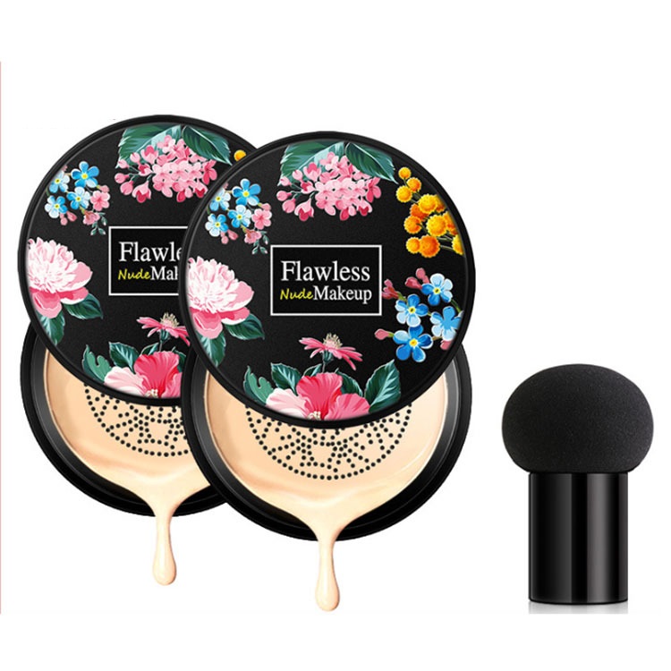 

Hankey Small Mushroom Air Cushion BB Cream Foundation Concealer Natural Nude Makeup Light and Breathable Women Cosmetic, Mixed color