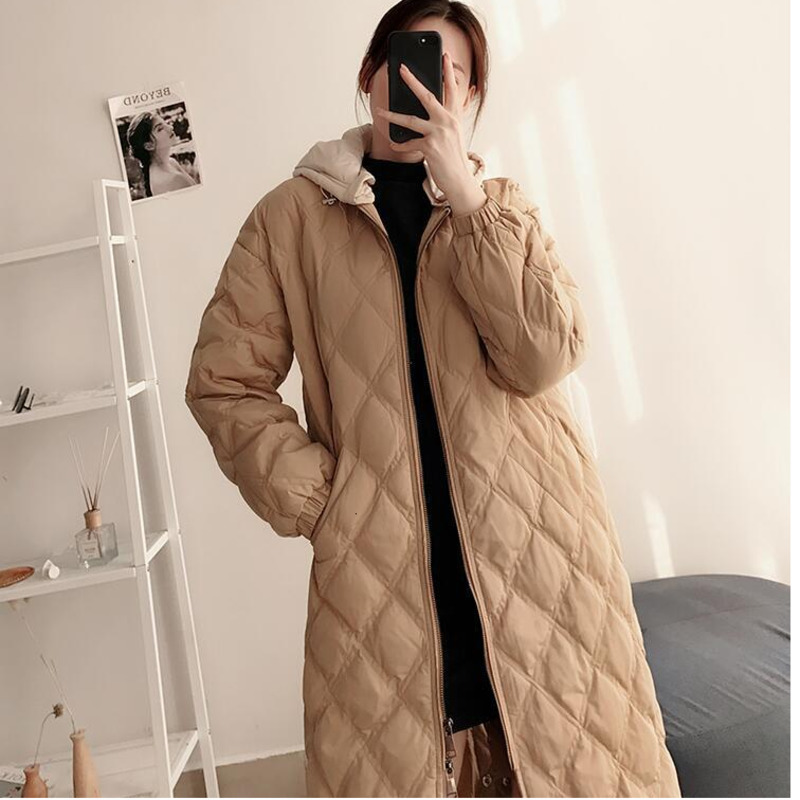 

Removable Hooded Jackets 2020 Autumn Full Sleeves Color Matching Diamond Keep Warm Cotton Women Coat Loose 5D090, Light pea green coat