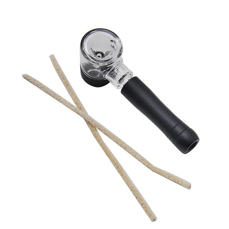 

Nice Tobacco Pipe Creative Shape Lightweight Portable Silicone Glass Pipe Gift Box Packaging With Pass Base Smoking Tool