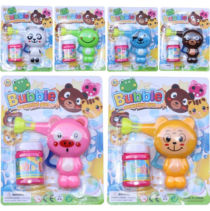 

Cartoon Bubble Gun For Kids Water Blowing Toys Soap Wedding Bubbles Machine Toy Outdoor Animal Water Bubble Gun Model Bubble Blower