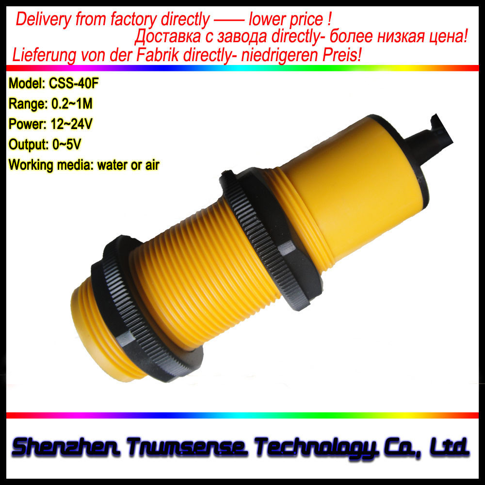 FACTORY SUPPLYING Ultrasonic Sensor For Distance Measuring 3M Range 12 To 24VDC Power Supply 0 To 5V Output Can Customize-image-463701275