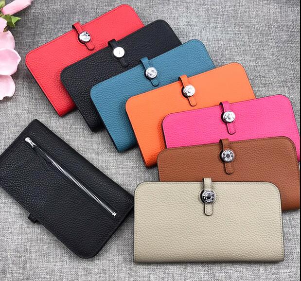 

H Designer Wallet Cowhide Leather Wallet Designer Women Purse Brand Mens Wallets Famous Brand Purse Woman Wallet Card Holder Key Holder