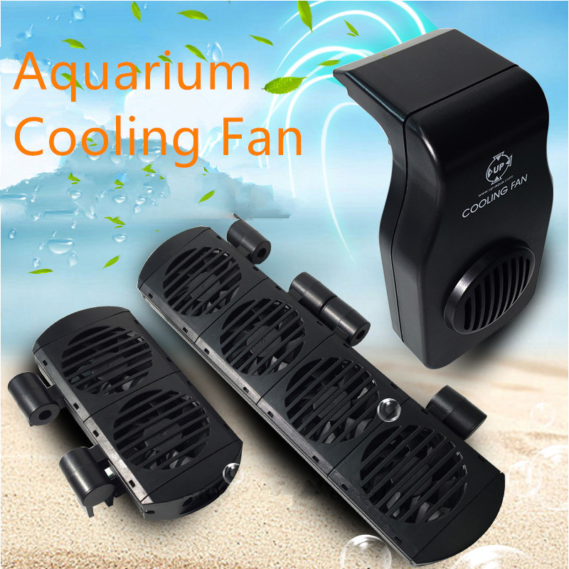 

DC12V 1 2 4 Row Aquarium Cooling Fan Chiller Cooling System Adjustable Type Marine Fish Tank Chiller Cooler Temperature Control