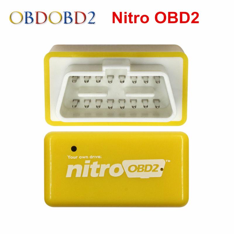 

Newest Nitro OBD2 Diesel Gasoline Chip Tuning Box Plug And Drive NitroOBD2 For Diesel Car More Power / More Torque Free Shipping