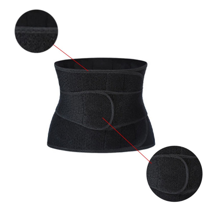 

Taille Trainer Vrouwen, Taille Cincher Trimmer, Terug Ondersteuning Zweet Crazier Afslanken Body Shaper Belt-sport Waist Trainer, Black