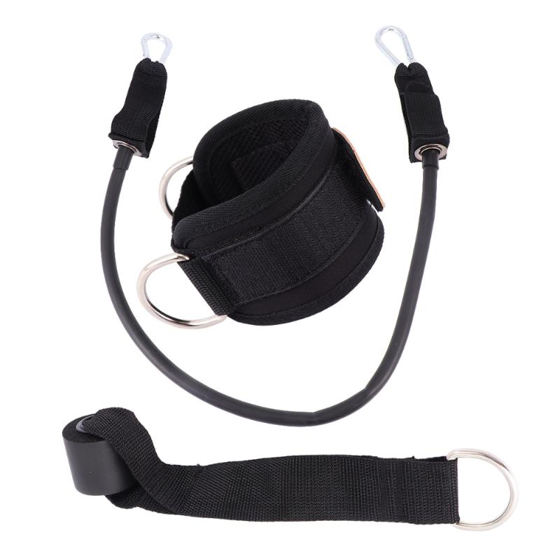 

1 Set Sports Binding Leg Buckle Fitness Training Equipment Foot Rings Portal Frame Leg Hip Strength Trainer Ankle Tension Rope