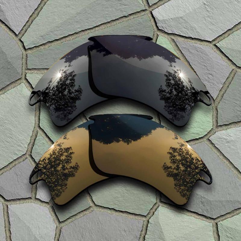 

Grey Black&Bronze Copper Sunglasses Polarized Replacement Lenses for Fast XL