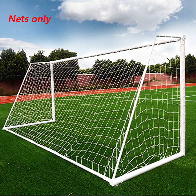 

3X2M Soccer Goal Net Football Nets Mesh Football Accessories For Team Sports Outdoor Football Training Practice Match Fitness (Nets Only)
