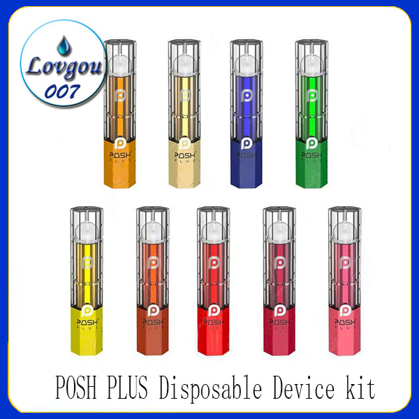 

POSH PLUS Disposable Device Pod Starter Kit 280mAh Battery 2.0ml Cartridges Vape Empty Pen 10 Colors PK Puff Bar EON