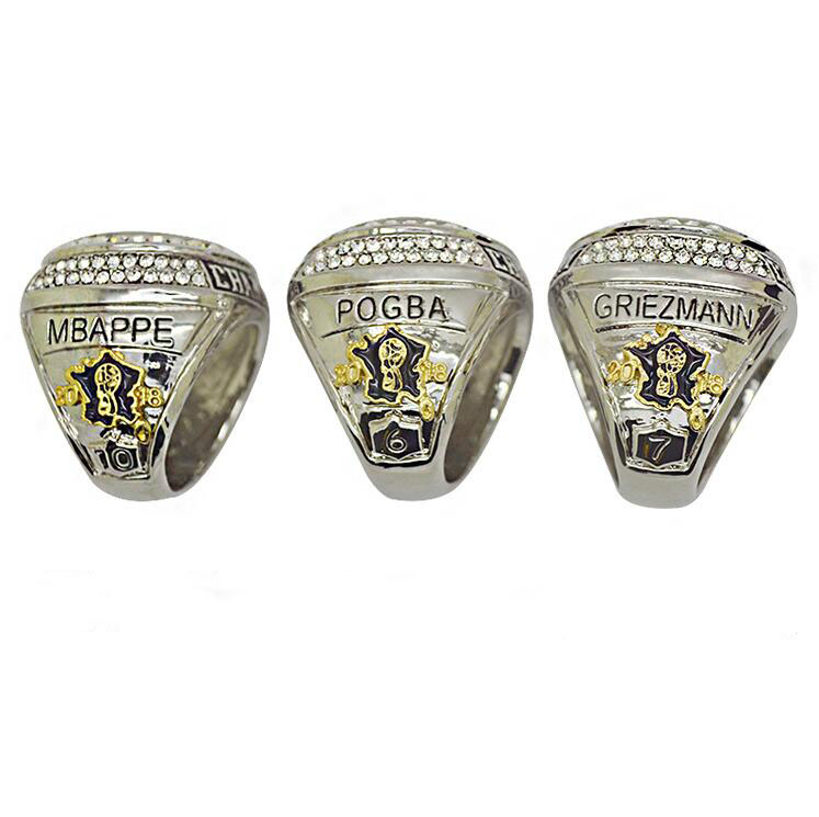 

2018 Festival Gift of French World Cup Football Champion Ring No 6 7 10 16