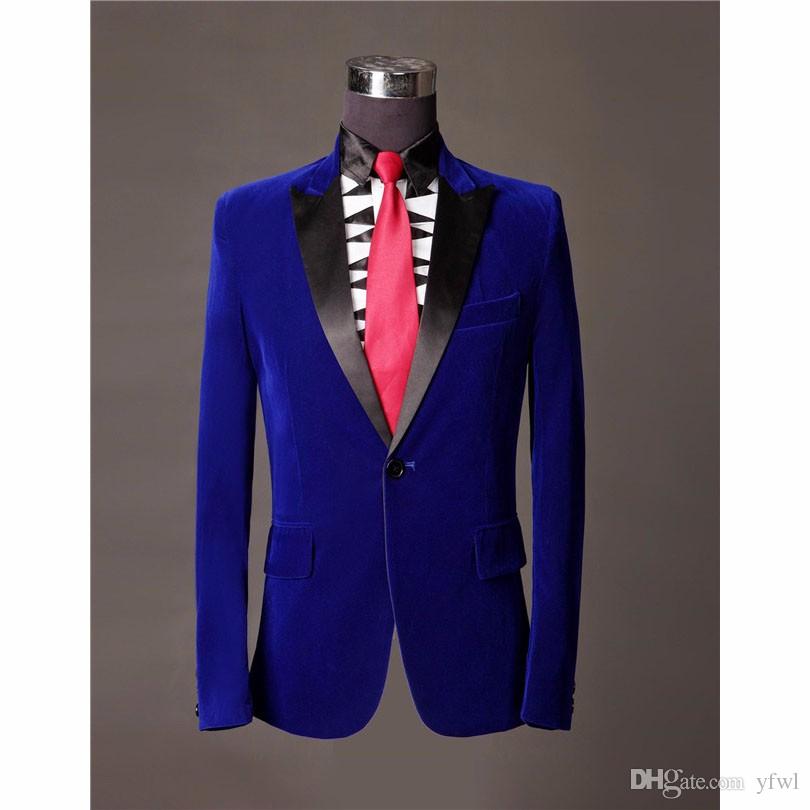 

Classic Velveteen tuxedos groom wedding men suits mens wedding suits tuxedo costumes de smoking pour hommes men(Jacket+Pants+Tie) 269, Same as image