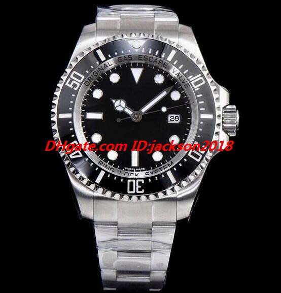 

new style luxury watch 2 style mens 116660 ceramic bezel watch mint condition 44mm calendar automatic fashion men's watches wristwatch, Slivery;brown