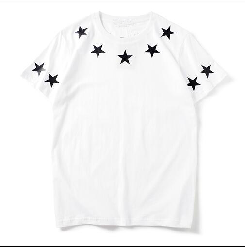 Luxury Mens Designer T Shirts with Stars Fashion Brand Summer T Shirts For Men New Short-sleeve Tops Tees Clothing S-XL-image-551748437
