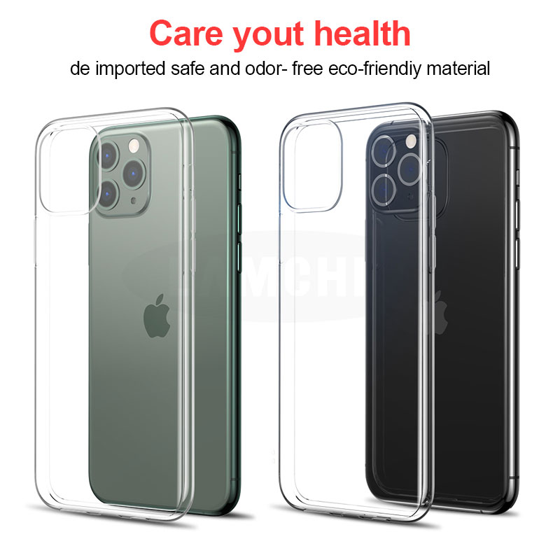 

Good Ultra Thin Clear Silicone Phone Case For iPhone 11 Pro Max XR XS X 7 8 6 Plus Soft TPU Back Cover samsung s8 s9 s10 s20 plus note 9 10, Transparent