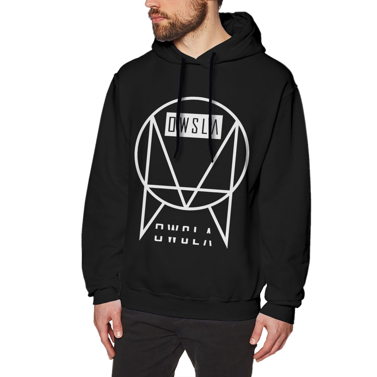 

OWSLA Mens Hoodie Fashion Skrillex Casual Multi Novelty Clothing NEW Long Sleeve Cotton Sweatshirts Hoodie -3XL Shipping Free, 129678181-gray-s-1