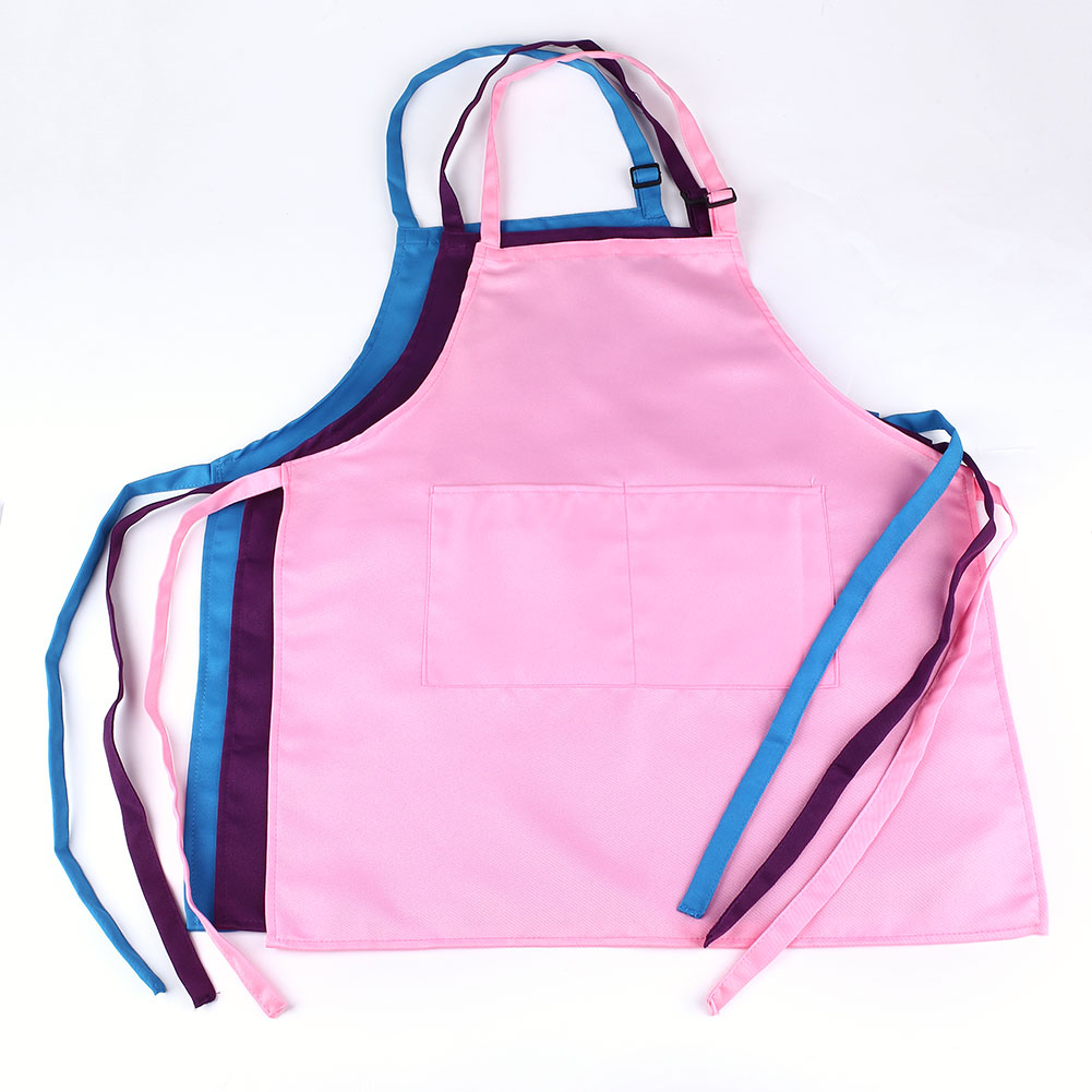 

Plain Kids Bib Home & Garden Cooking Craft Kitchen Apron Children Aprons Cute Painting Baking Art Cooking Apron Baby Pinafore