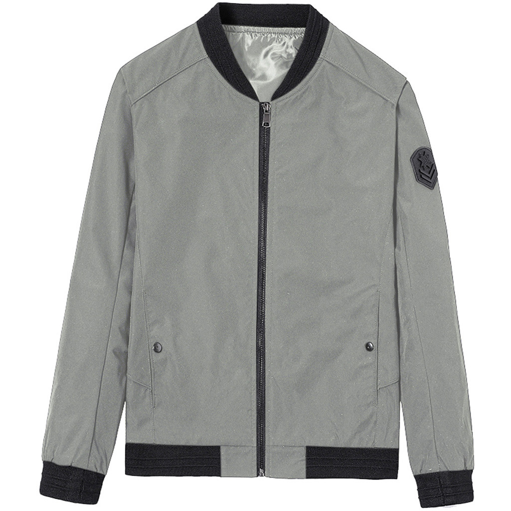 

New Product Mens Autumn Casual Fashion Waterproof Quick-drying Breathable Sport Outdoor Coat Fashion Style, Black