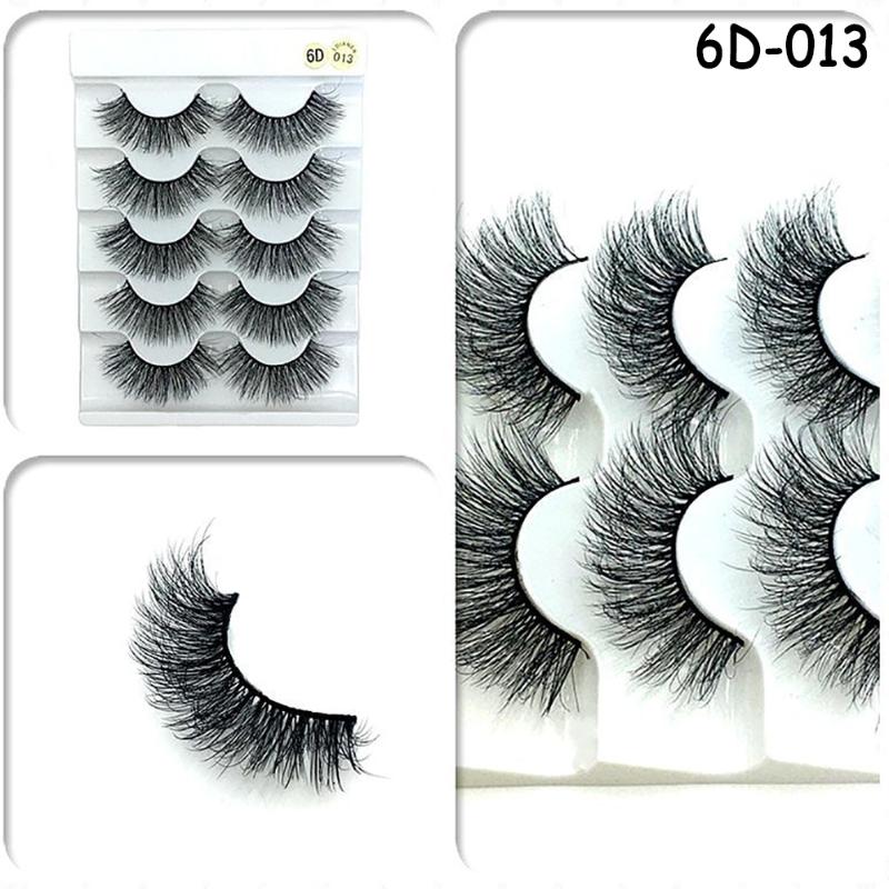

7 Styles 3D Mink Hair False Eye Lashes Wispy Makeup Thick Natural Cross Long False Eyelashes Eye Makeup Beauty Extension Tools