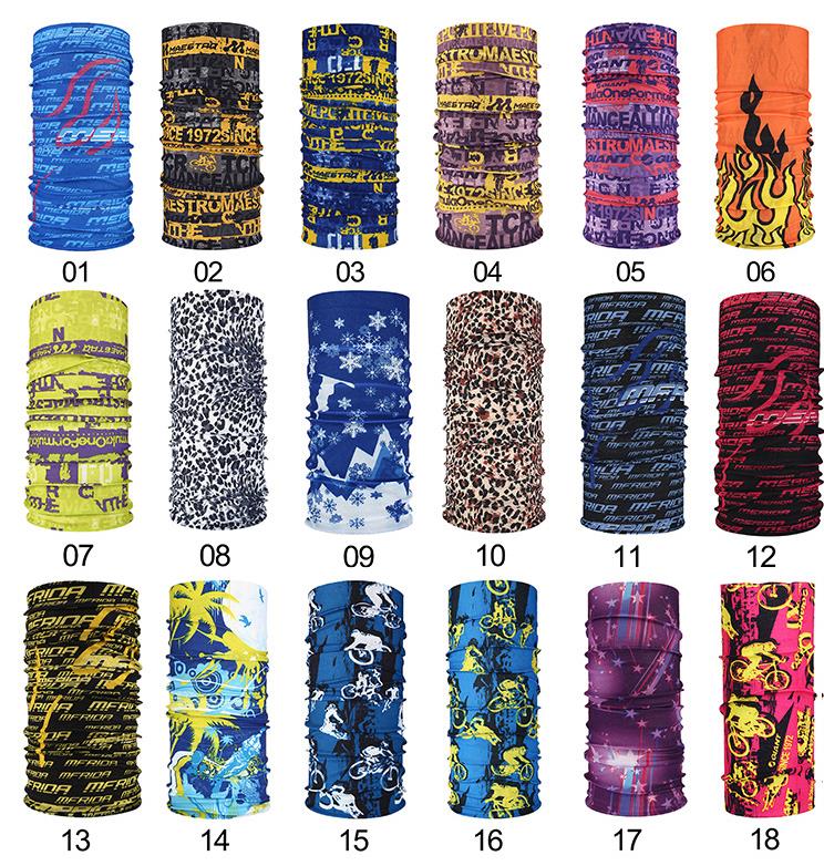 

New Magic Scarfs Outdoor mask Multifunctional Cycling Bandana Women Men Hair band Scarf Magic Headwear I412