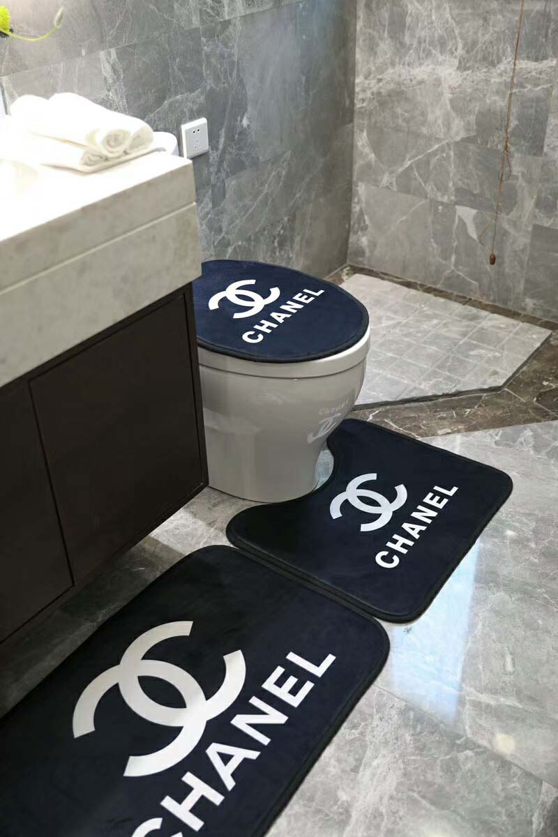 3 stücke Wc-sitzbezug sockel teppich weihnachten home party badematte
