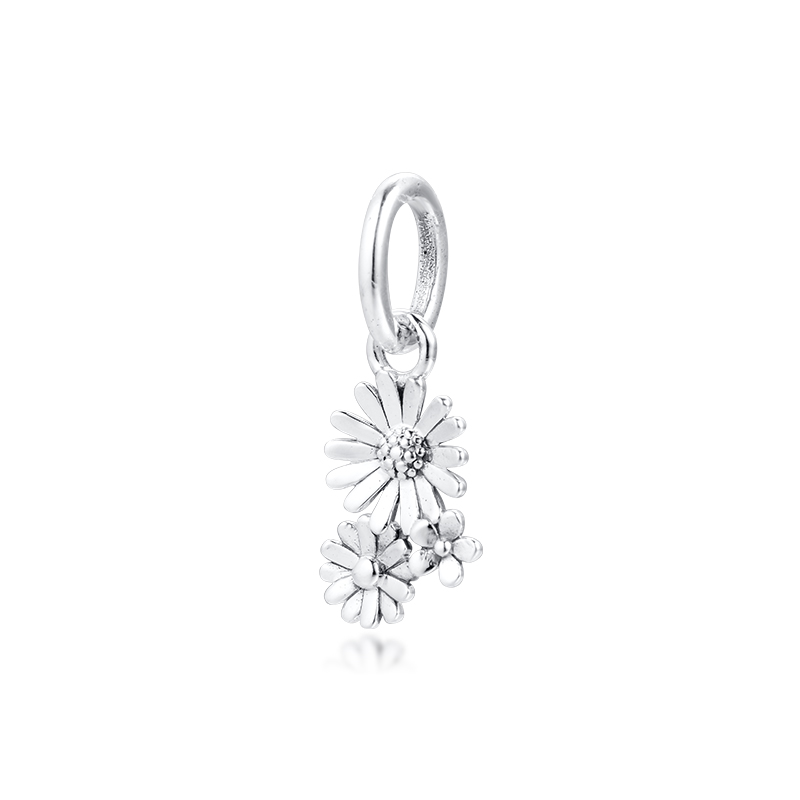 Spring Garden Daisy Flower Bouquet Dangle Charm Fit Charms 925 Silver bracelets beads for jewelry making Woman DIY Fashion beads-image-534776177