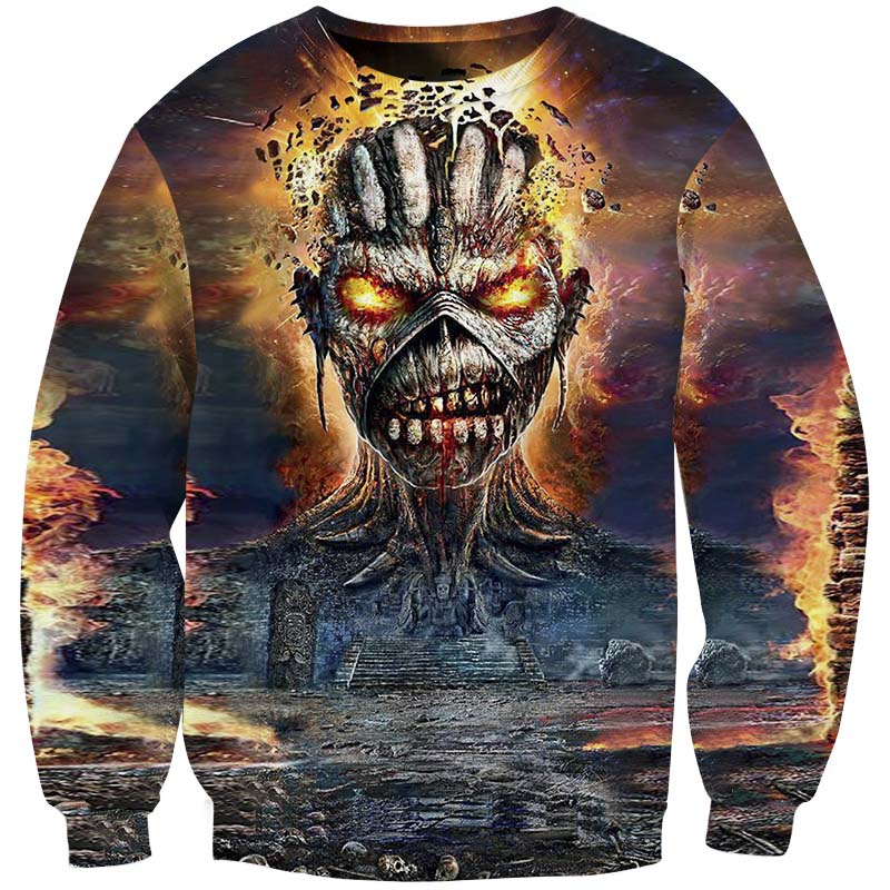 

Iron Maiden Pullover 3d Print Jumper Killers Eddies Hoodies Rock Music Band Sweater Hip Hop Pullovers Cool Jumpers Fans Skull Hoodie New, Ip-009