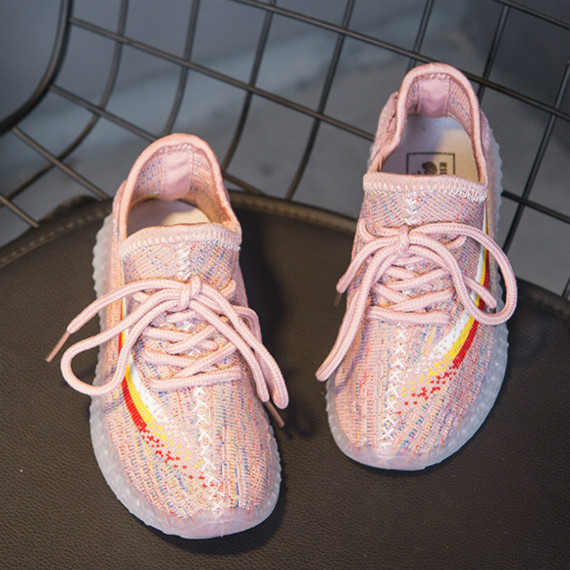 

Boys Girls Designer Shoes Kids Fashion Casual Breathable Sport Shoes Brand Print Lace Up Sneaker Children Sports Wear Top Quality, Black