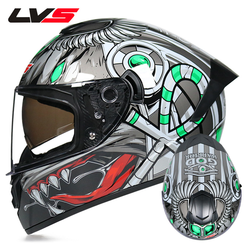 

Professional Motocross Helmet Full Face Racing Helmet Motorcycle Double Lens Series DOT Approved Capacete Casco Moto 55-62CM, Moto helmet