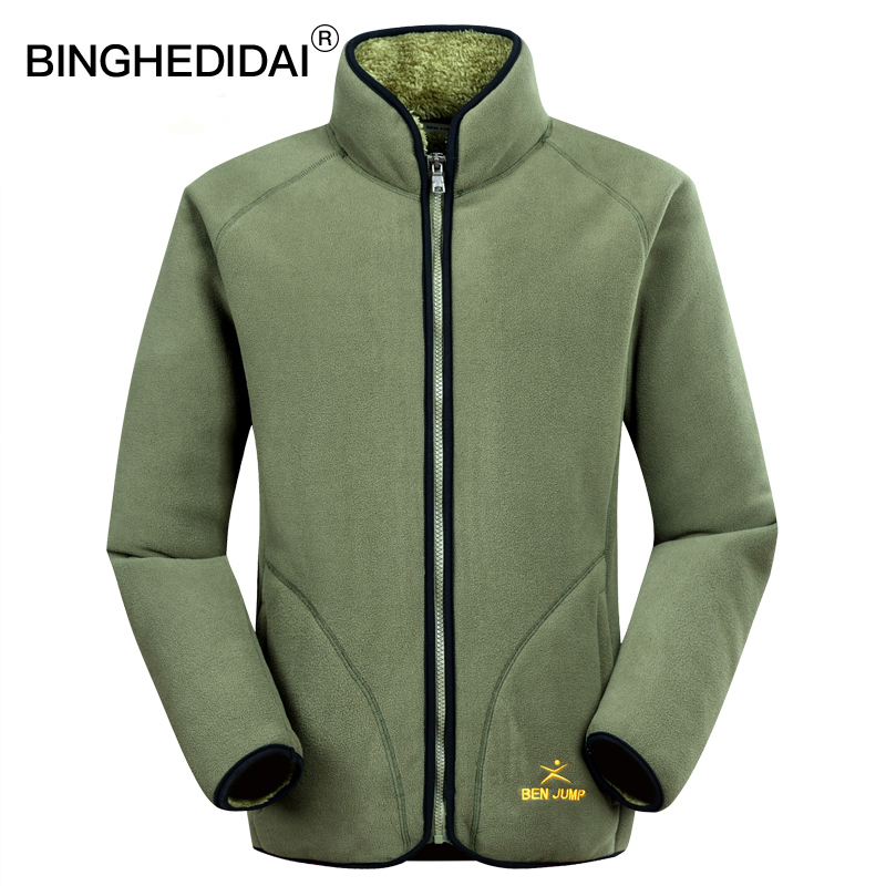

Tech thick fleece jacket thick fleece winter warm jacket thermal army polartec men winter coat, Green jacket