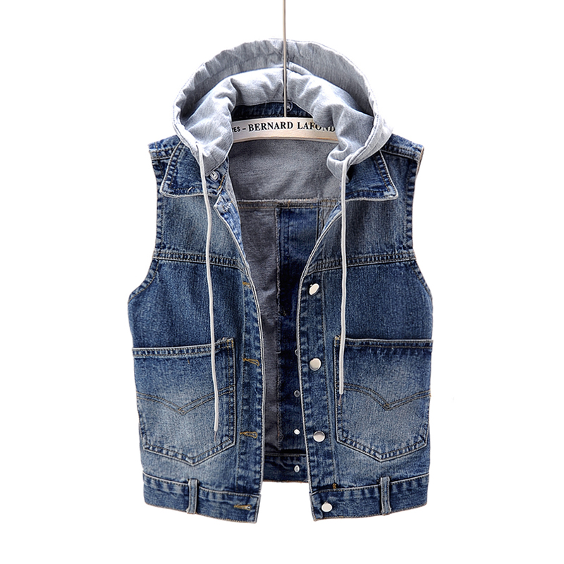 sleeveless jeans jackets for womens