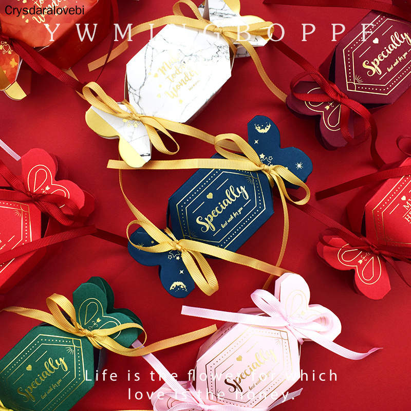 

Gift Box Baby Shower Birthday Party Boxes Sweet Wedding Favor Candy Box Cookies Packaging Wedding Favor and Gift Paper