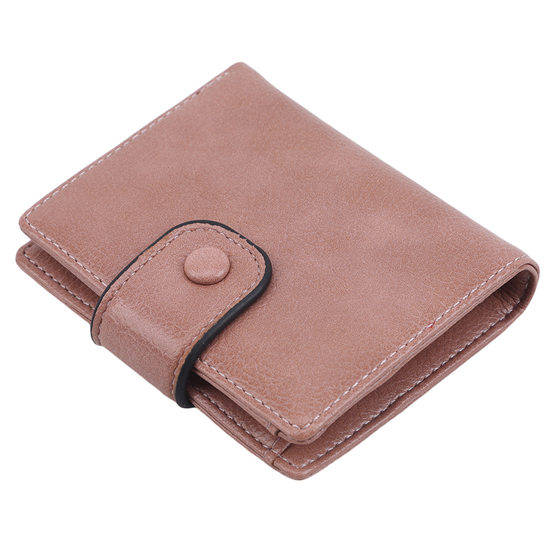 

Women Wallets 2020 New Fashion PU Purse Women Ladies Card Holder Wallets Female Zipper Clutch Classic Short Wallet Coin Purse, Brown