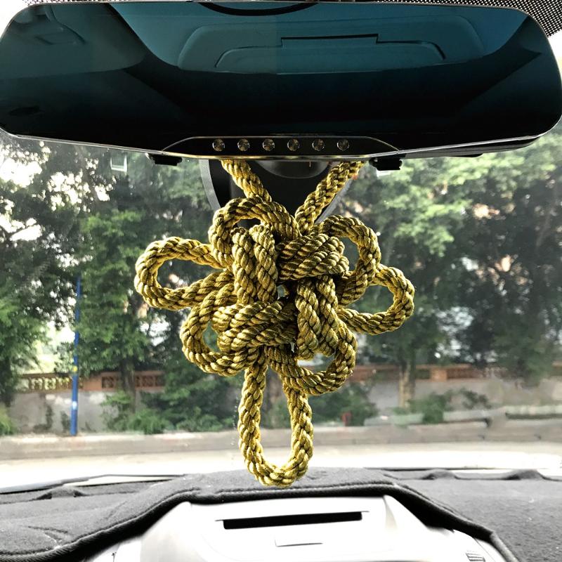 

1Pcs JP Junction Produce 10th Anniversay Kintsuna New Model Auto Car Rearview Mirror Lucky Charms Kin Rope Chinese Knot