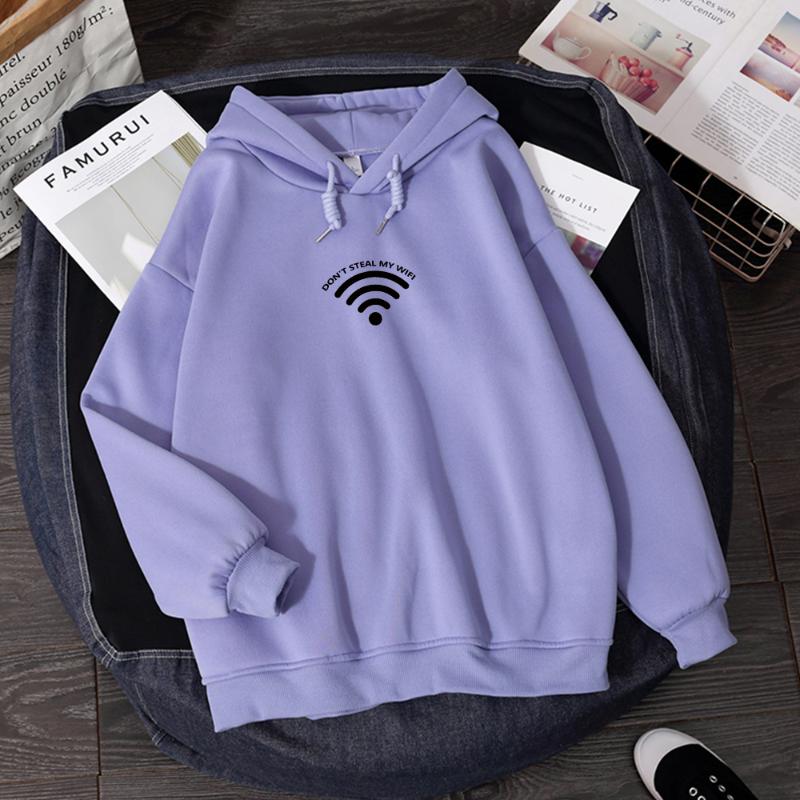 

Warm Hip Hop Sweatshirts Ladies Creative Harajuku Pullover Oversize Thick Cotton Coat Hoodies Women Letter Graphics Printed, White