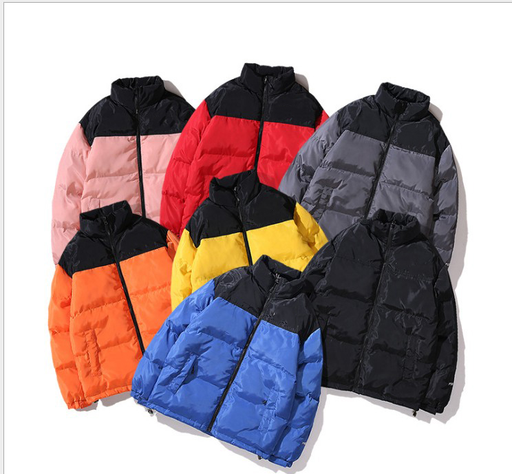 

Men' Parka Fashion Women' Down Coat Letter Pattern High Quality Thick Warm Couple Coat Fashion Street Wear Top 7 Colors, Red