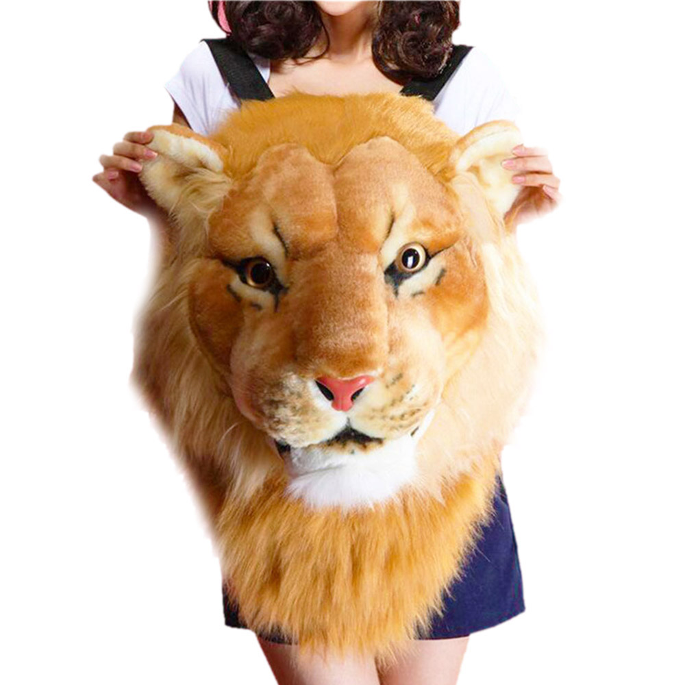 lion face backpack