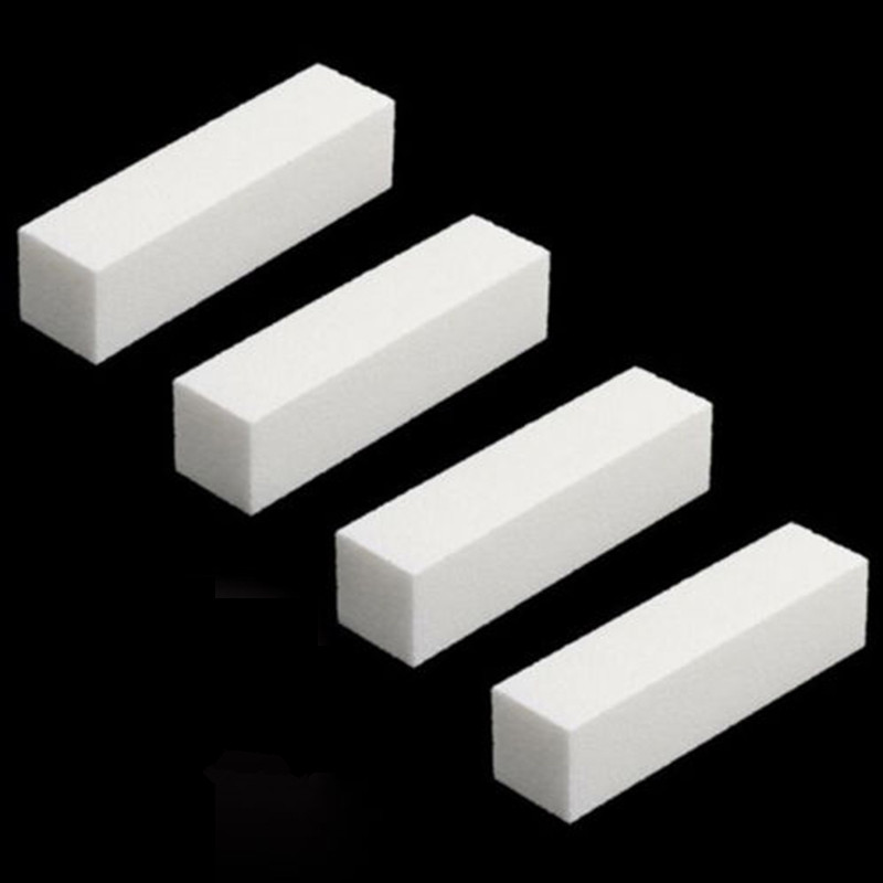 

Rosalind 4PCS/Lot Nail Art Beauty Tools White Color Manicure Pedicure Sanding Form Nail Buffer File For UV Gel Varnish