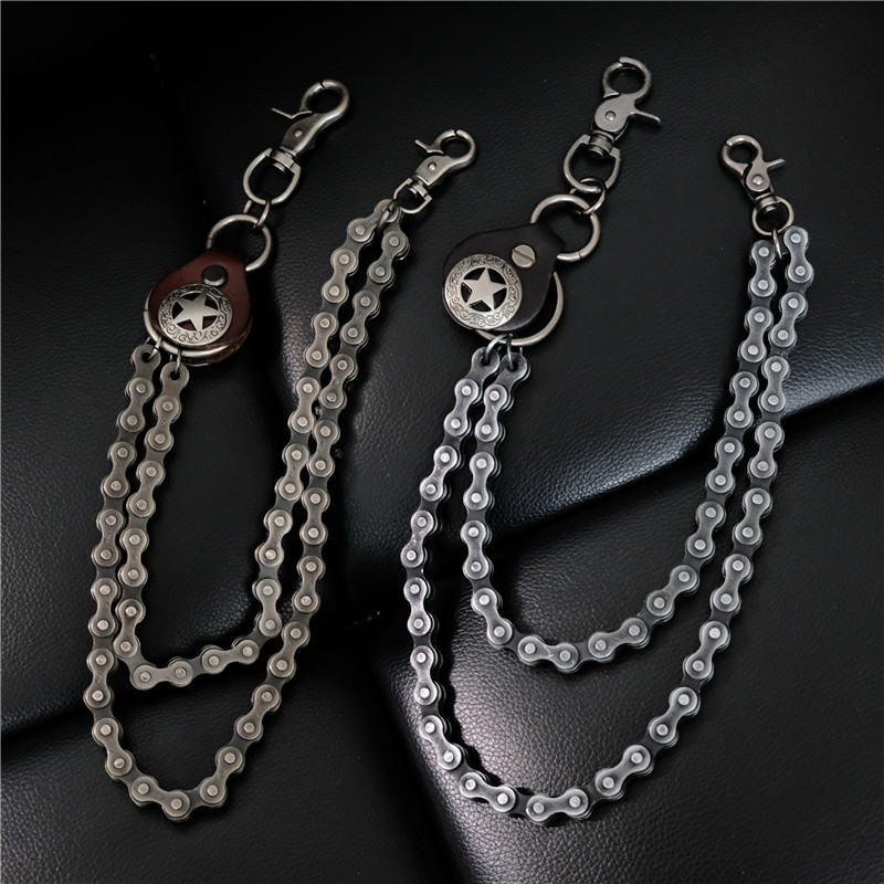 Pants KeyChain Cintura a catena portafogli Collegamento Biker Hip Hop Jewelry