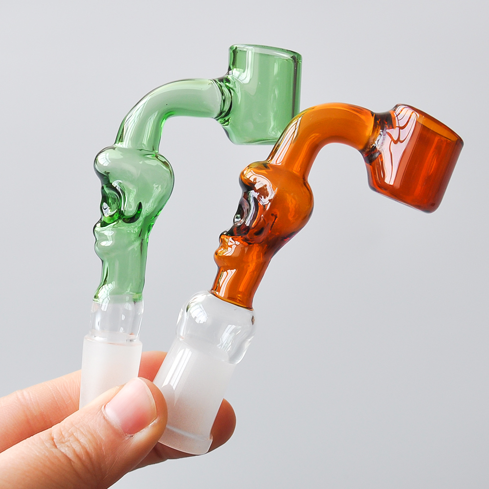 

2mm Glass Banger with 14mm 18mm male female joint glass carb cap smoking accessories for dab rigs free shipping