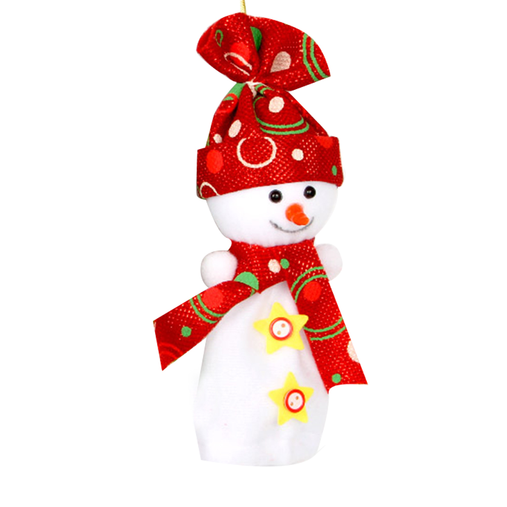 Gratis Bolsa De Regalo Hermoso Hecho A Mano Navidad Muñeco De Nieve Mancuernas