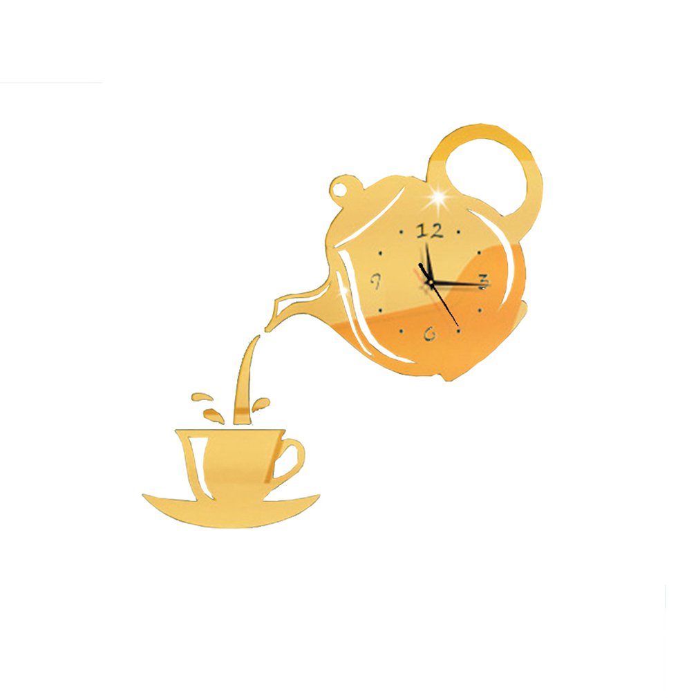 

GZ086/GZ089 Creative Geometric Pattern Acrylic Mirror Wall Clock Study Bedroom Living Room Wall Decorative Clock