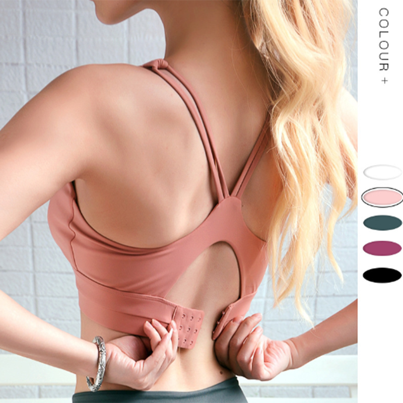 

2020 Sexy Sports Bra Women Fitness Top Seamless Yoga Underwear Running Yoga Bras Fitness Crop Top Women Push Up Sport Bra Ves, Green