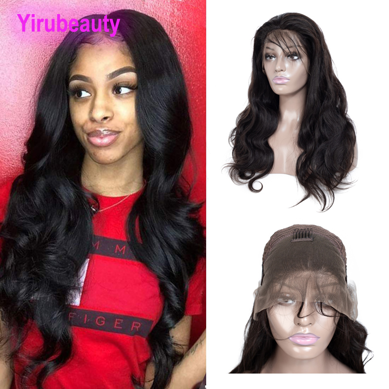 

Indian Raw Human Virgin Hair 13 By 4 Lace Front Wigs Natural Color Body Wave 10-32inch Body Wave Lace Wigs Wholesale Yirubeauty