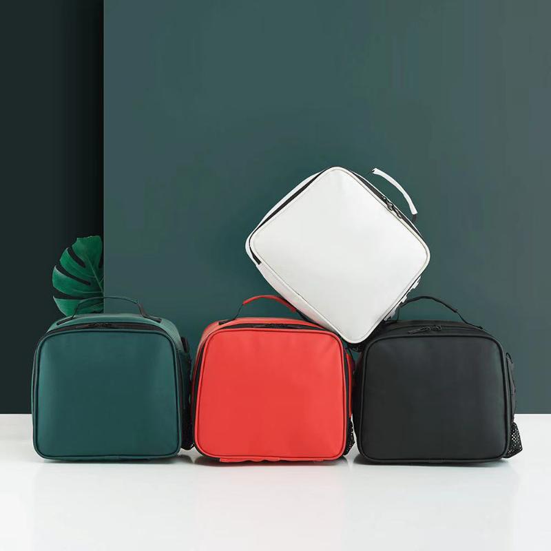 

Lunch bags for women Lunch box bag oversized insulated bag Carry - on box with aluminum foil insulated Multifunctional, Black