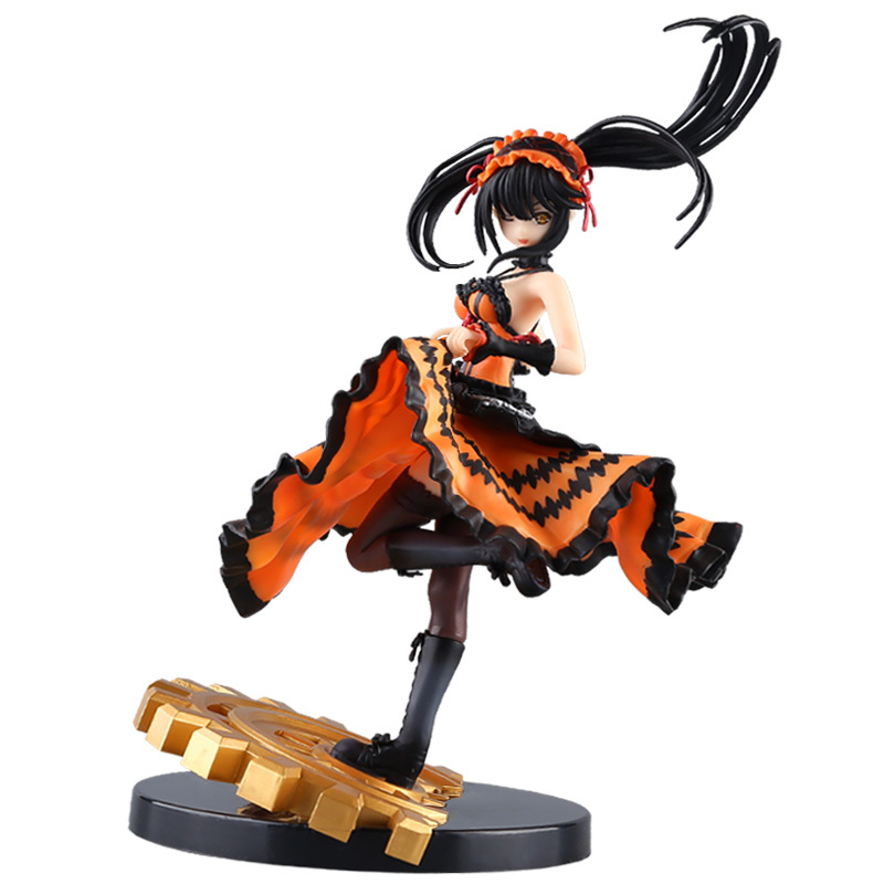 Category: Dropship Toys And Games, SKU #983030, Title: Color: A - Date A Live Nightmare Kurumi Tokisaki The Worst Spirit Action Figure in Astral Dress Toy 24cm KT4219 T200321