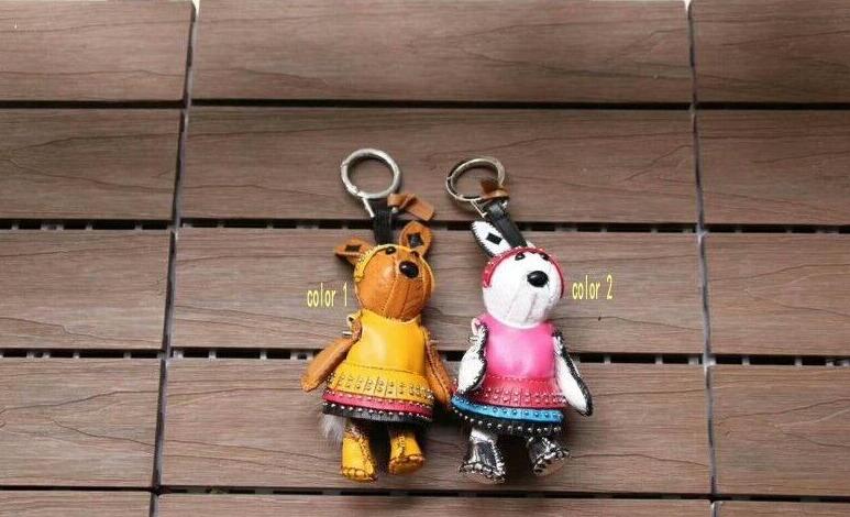 

Rabbit lion cubs keychain fashion designer handbag shoulder chain pendant creative animal dog backpack bunny pendant